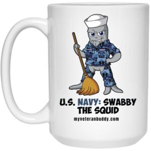 Navy - 15oz White Mug