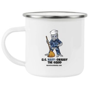 Navy - Enamel Camping Mug